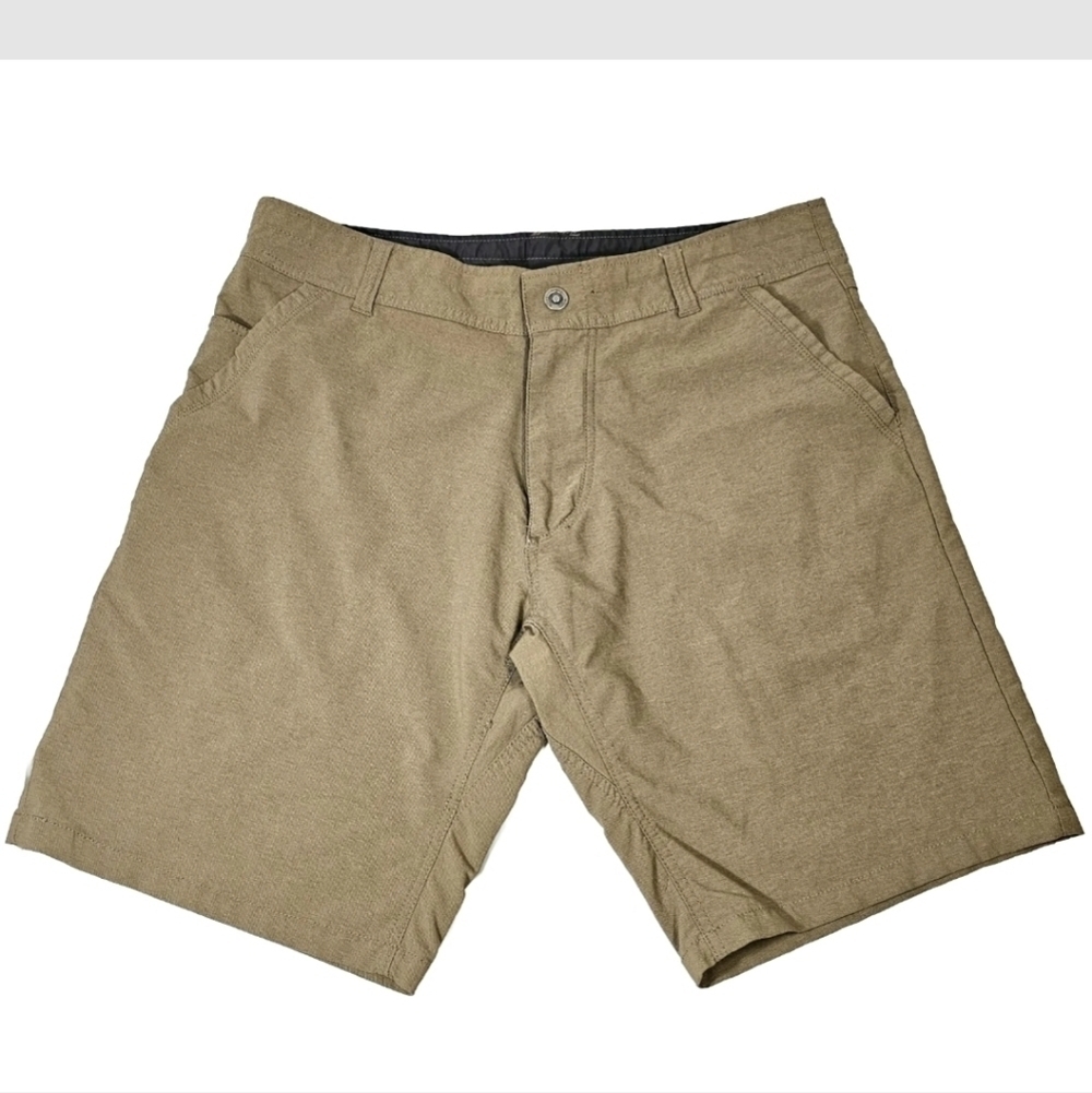 Kuhl Men's Brown  Comfy Stretchy Lightweight Hiking Outdoor Active Shorts 36